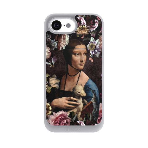 Apple iPhone 16e NIVOpure Dame avec hermine aux roses 