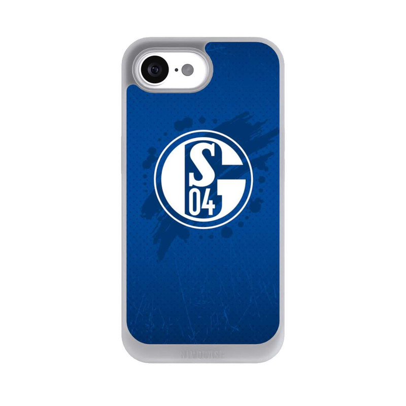 iPhone 16e NIVOpure Schalke 04 Farbe Fleck Blau