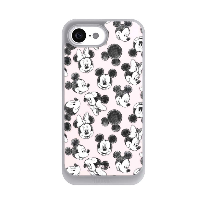 iPhone 16e NIVOpure Minnie & Mickey Viele Gesichter Pink