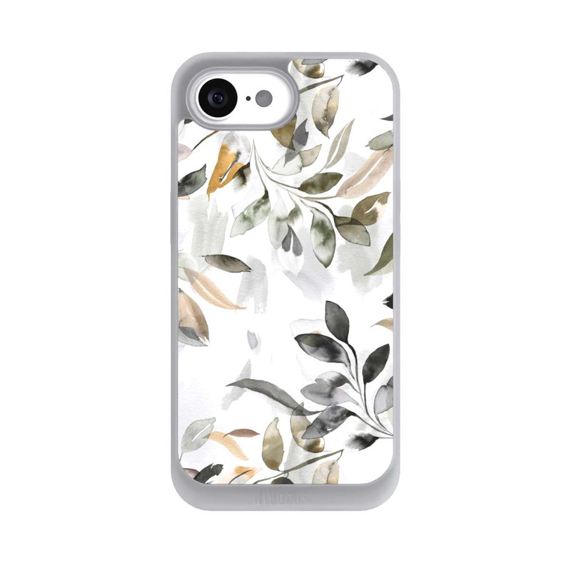 iPhone 16e NIVOpure Watercolor Neutral Leaves