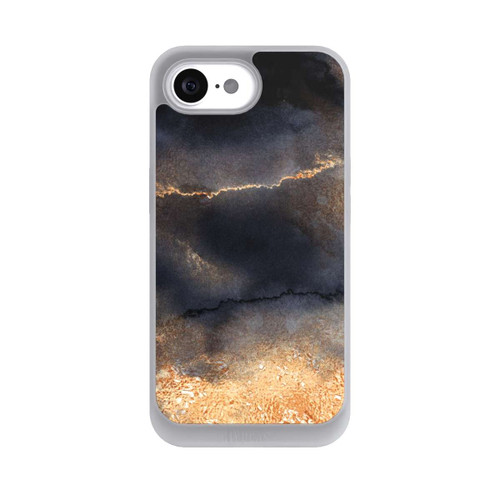 Apple iPhone 16e NIVOpure Schwarzer Marmor Goldstaub Look