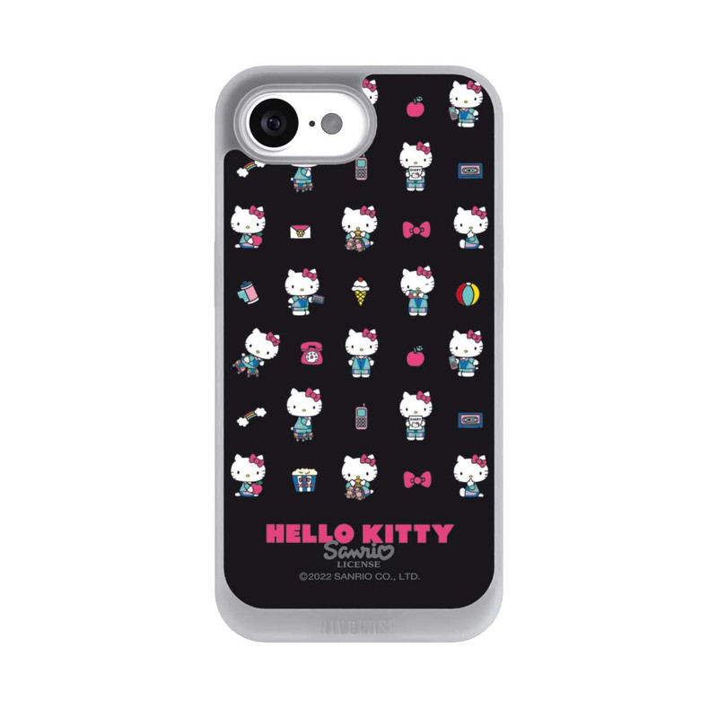 iPhone 16e NIVOpure Hello Kitty 90s Schwarz