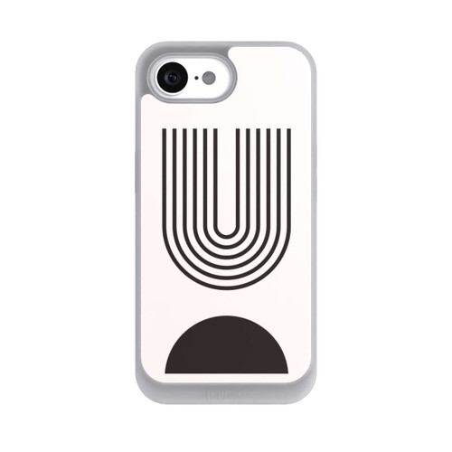 Apple iPhone 16e NIVOpure Moderne Kunst Schwarze Linien