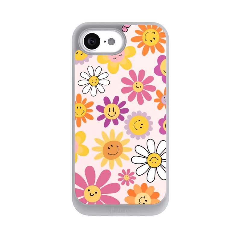 iPhone 16e NIVOpure Smiles Pink Flowers