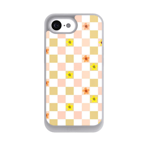 Apple iPhone 16e NIVOpure Chèques Fleurs Pastel Nostalgiques