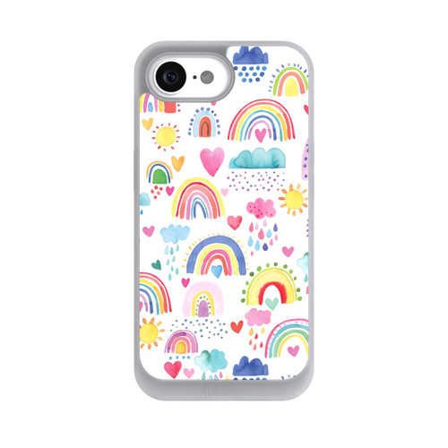 Apple iPhone 16e NIVOpure Schöne Regenbogen-Multi-Rot