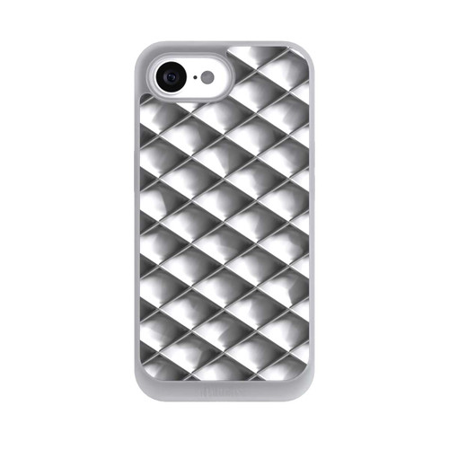 Apple iPhone 16e NIVOpure Carrés argentés Glamour