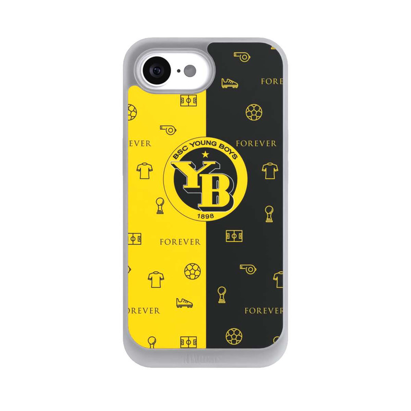 iPhone 16e NIVOpure BSC YB Jaune Noir Motif