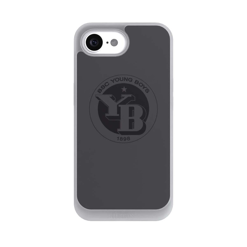 iPhone 16e NIVOpure BSC YB Logo Gris