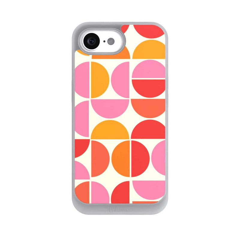 iPhone 16e NIVOpure Motif Tendance Rétro Orange