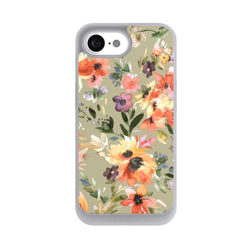 Apple iPhone 16e NIVOpure Fleurs tropicales picturales vert sauge