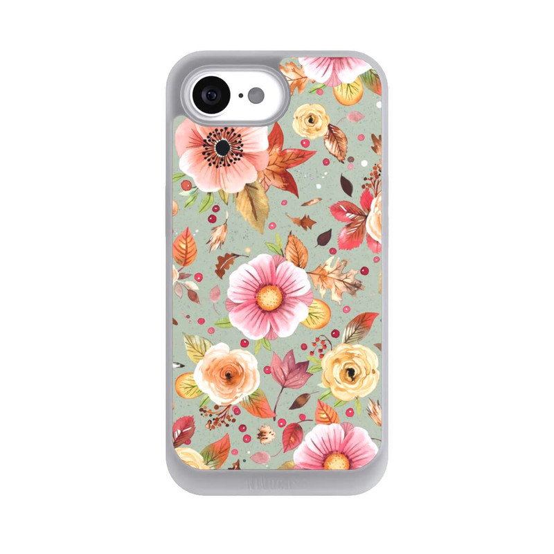 iPhone 16e NIVOpure Herbstblumen Weiches Grün