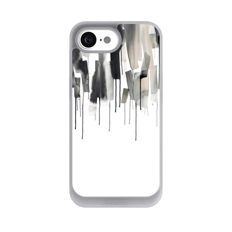 iPhone 16e NIVOpure Watery Stripes Japandi Black