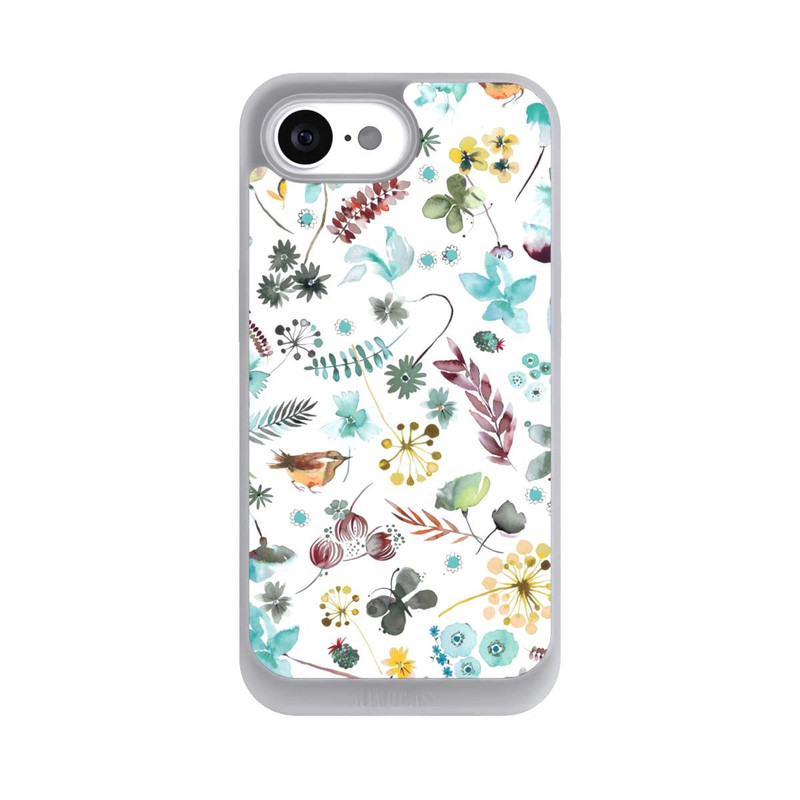 iPhone 16e NIVOpure Botanischer Schmetterling Natur Blau