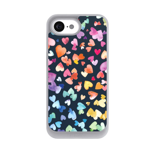 Apple iPhone 16e NIVOpure Coeurs de la Saint-Valentin noirs