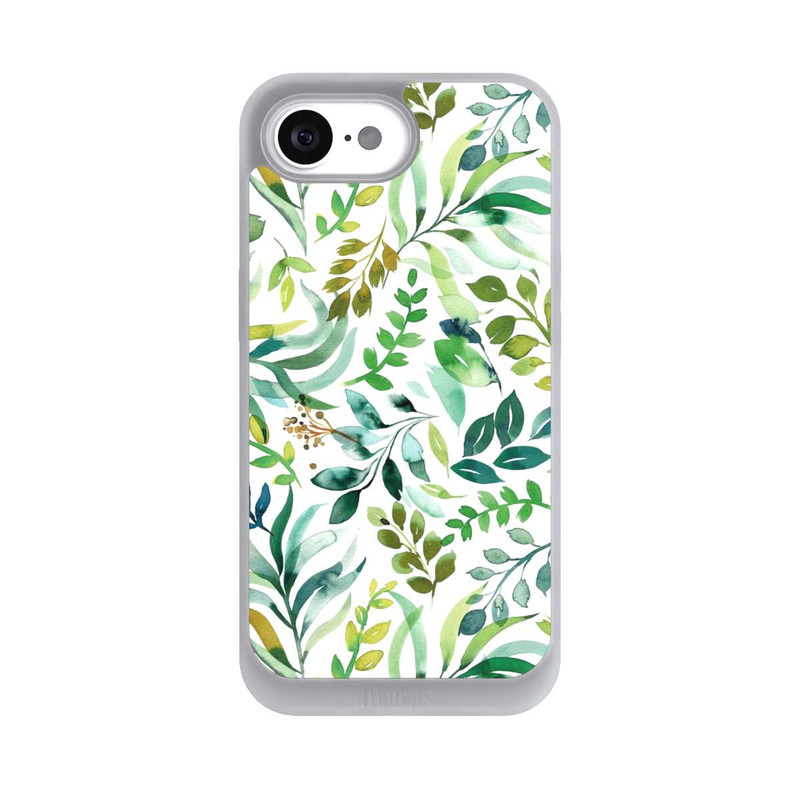 iPhone 16e NIVOpure Watercolor Palms Leaves Botanical Green