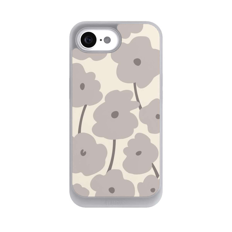 iPhone 16e NIVOpure Minimalistische Blumen Beige