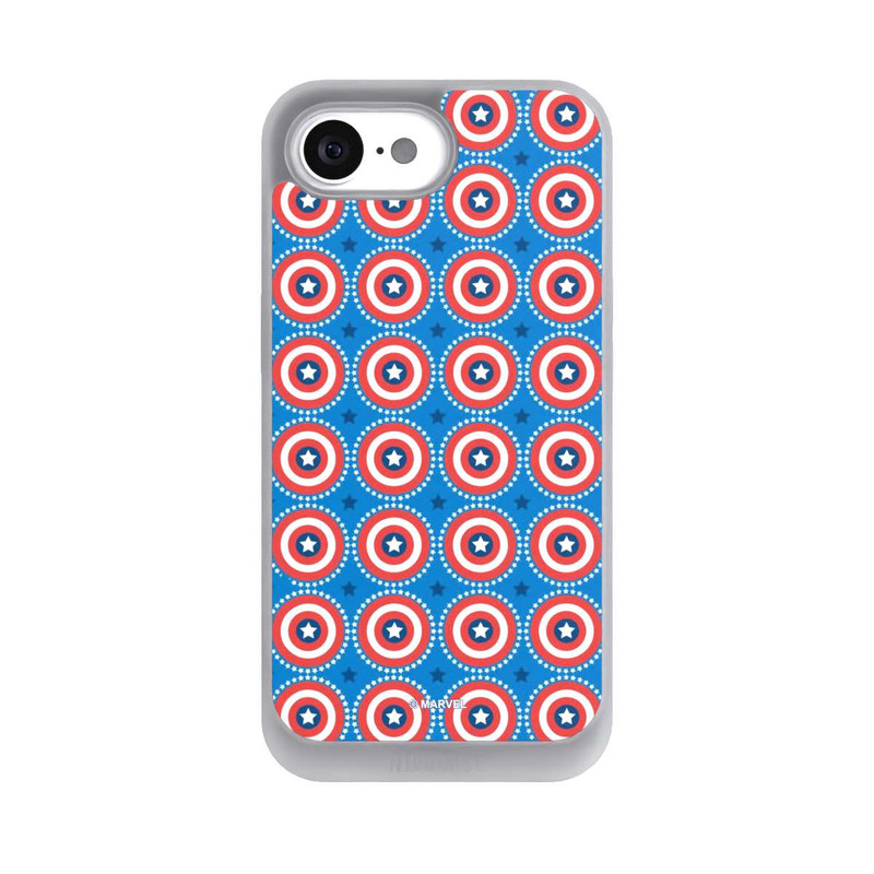 iPhone 16e NIVOpure Captain American Shield Pattern