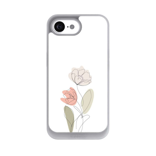 Apple iPhone 16e NIVOpure Dessin Au Trait Fleur Vert
