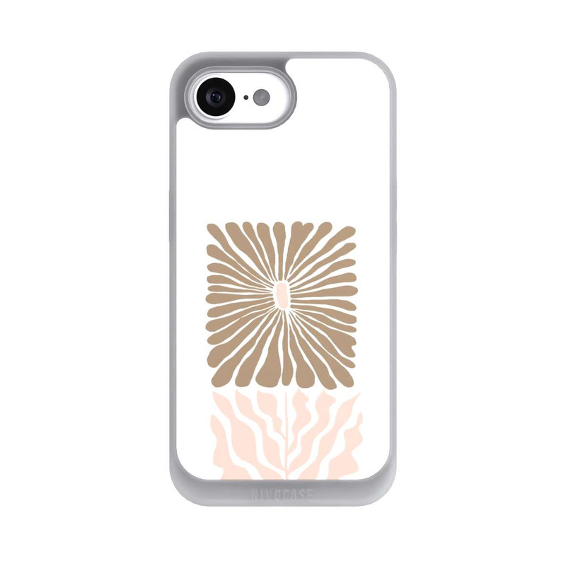 iPhone 16e NIVOpure Boho Flower Caramel on White