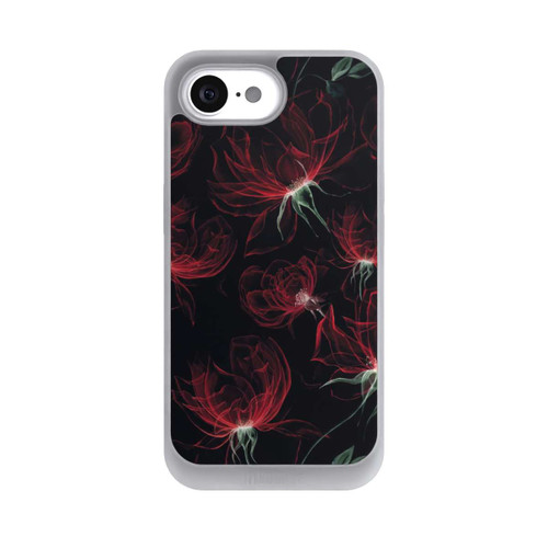 Apple iPhone 16e NIVOpure Fleurs rouges Fond d'écran