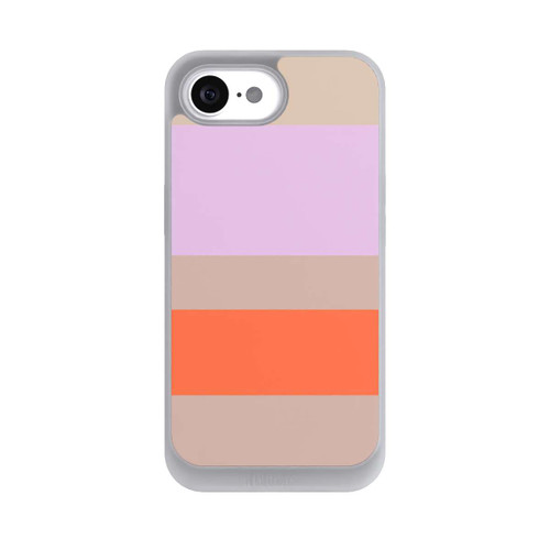 Apple iPhone 16e NIVOpure Moca Lila Orange Stripes