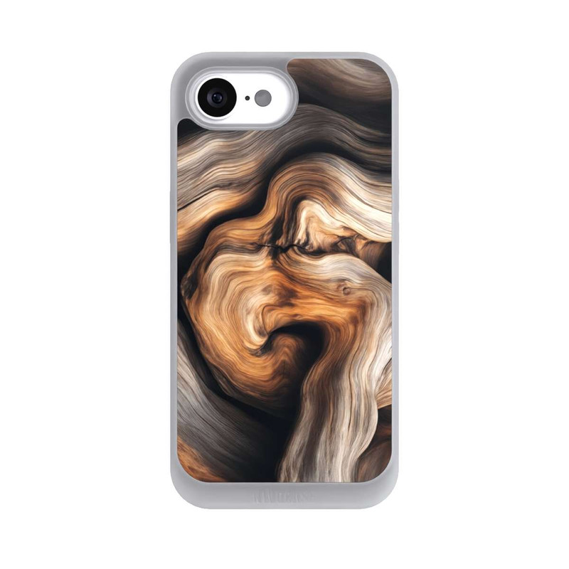 iPhone 16e NIVOpure Rustic Wood avec IA