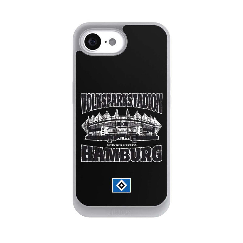 iPhone 16e NIVOpure HSV Volksparkstadion Schwarz