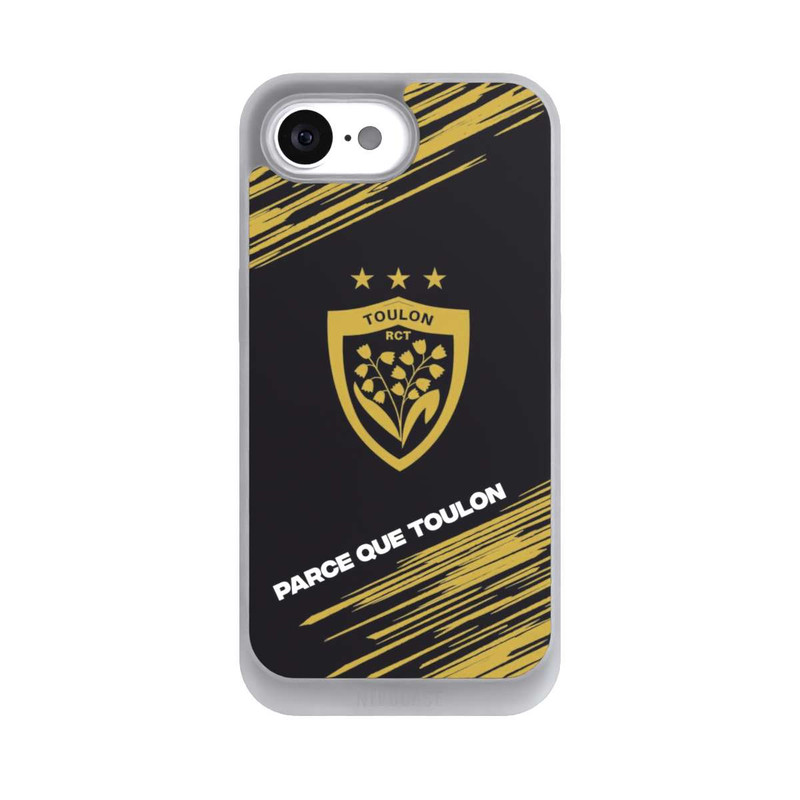 iPhone 16e NIVOpure RCT Logo Gold Monochrom