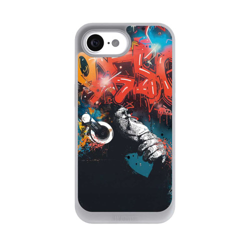 Apple iPhone 16e NIVOpure Affe Stereo Kopfhörer Graffiti Street Art