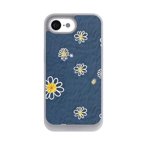 Apple iPhone 16e NIVOpure Jeans Flowers Pattern with AI
