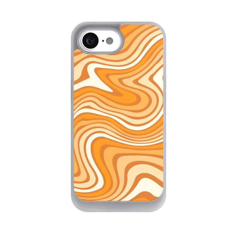 iPhone 16e NIVOpure Wellenmuster Orange