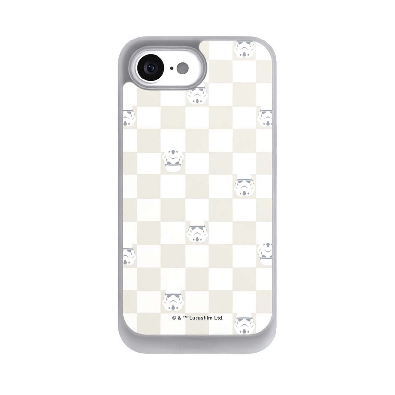 iPhone 16e NIVOpure Stormtrooper Checked Pattern Beige