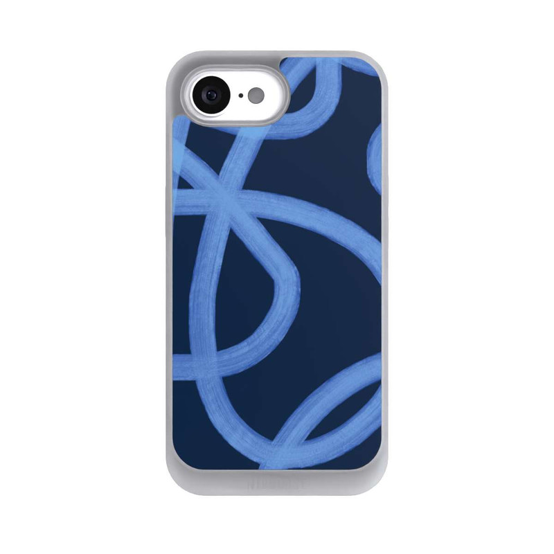 iPhone 16e NIVOpure Laced Up Tones of Blue