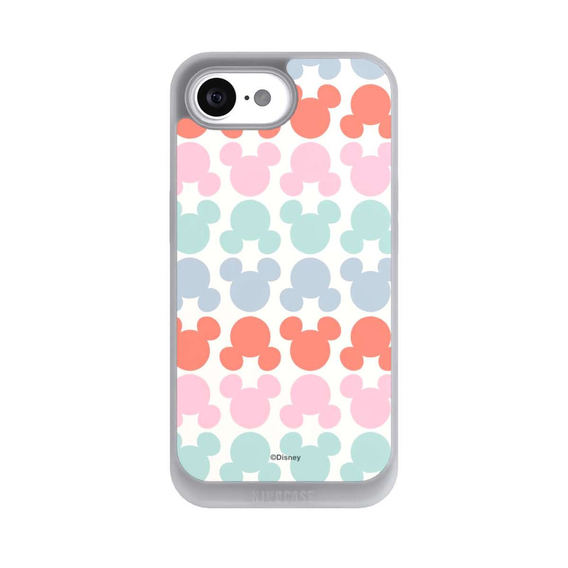 iPhone 16e NIVOpure Disney Mickey Icon Pattern Red and Pink