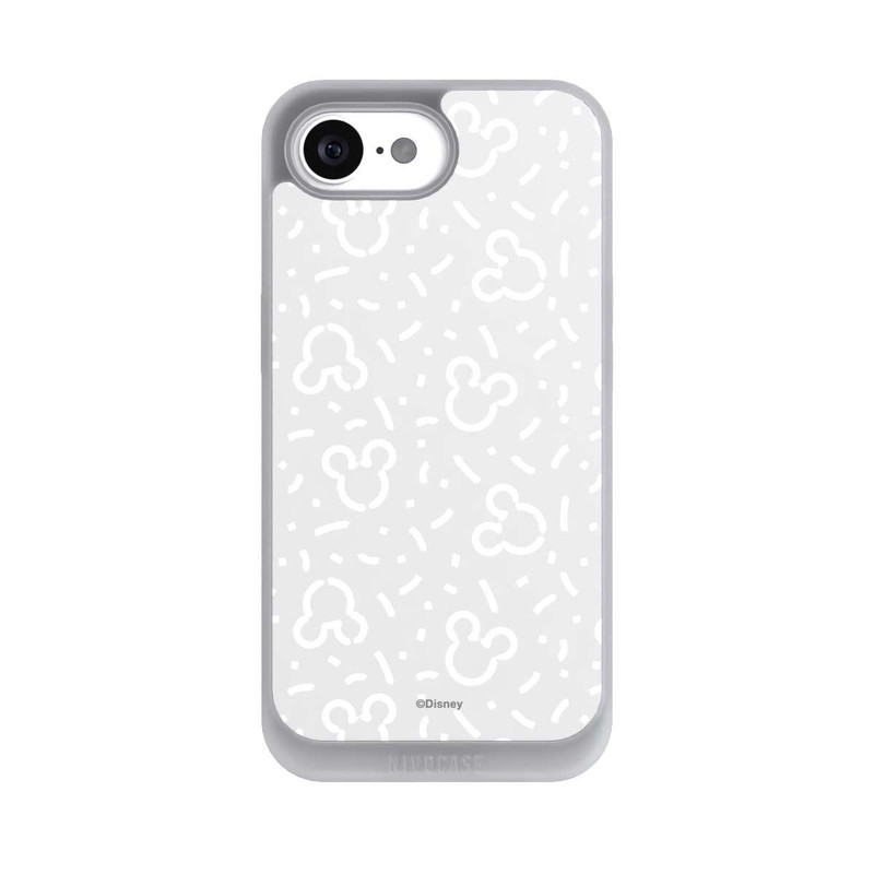 iPhone 16e NIVOpure Disney Mickey Icon Pattern Grey