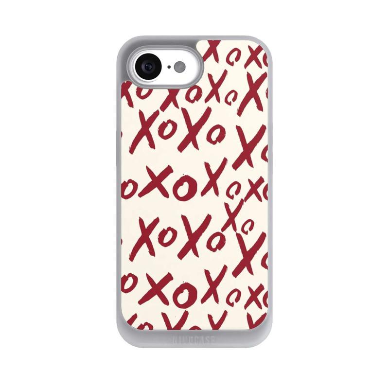 iPhone 16e NIVOpure XOXO Love Pattern Beige