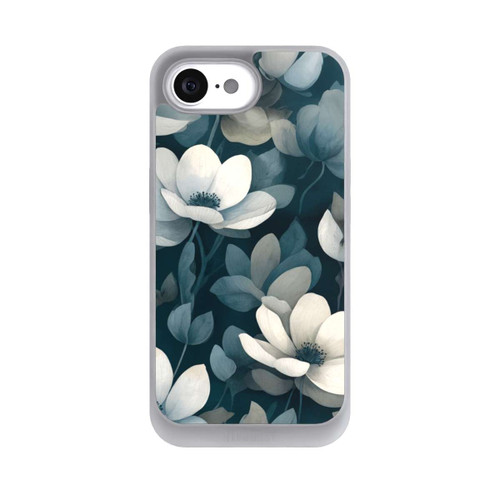 Apple iPhone 16e NIVOpure Petrolfarbene Negativblumen mit KI