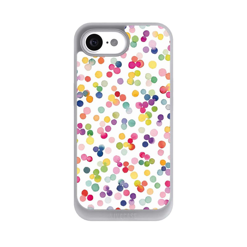 iPhone 16e NIVOpure Watercolor Dots Colorful