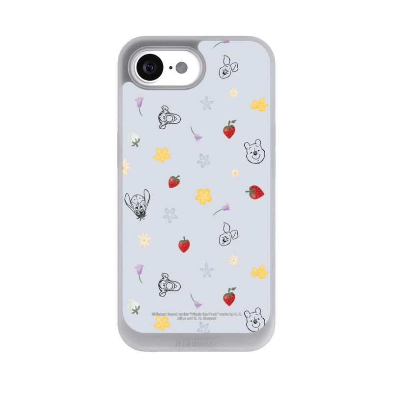 iPhone 16e NIVOpure Winnie l'Ourson et ses Amis Fraise Bleu