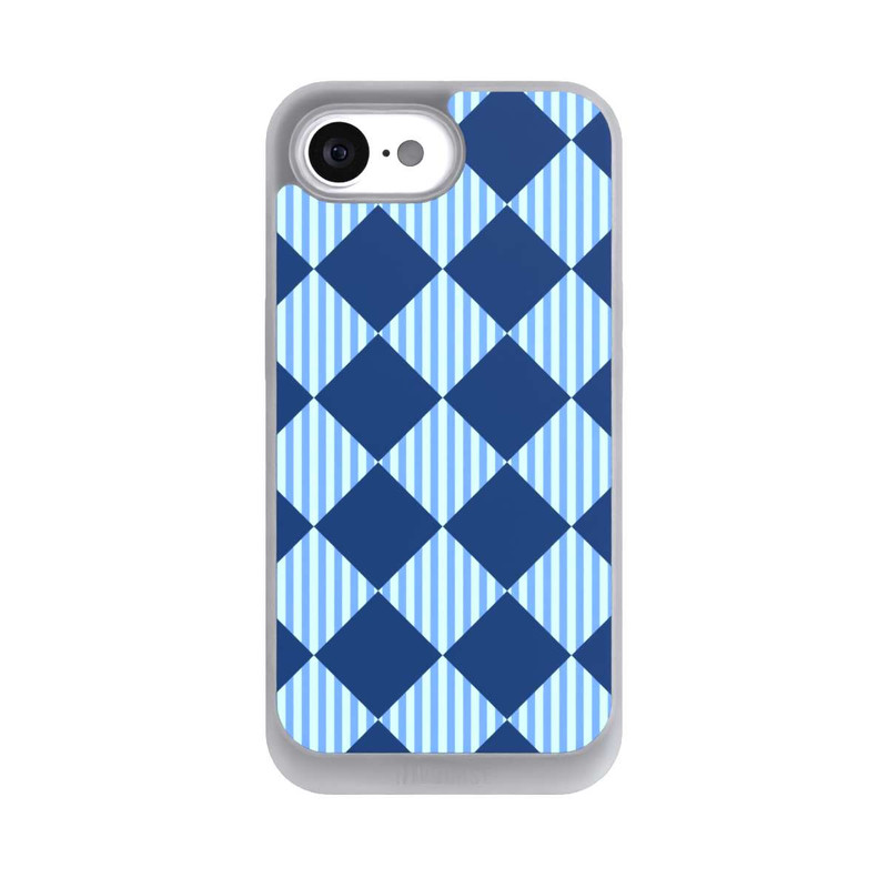 iPhone 16e NIVOpure Diamond Pattern Blue