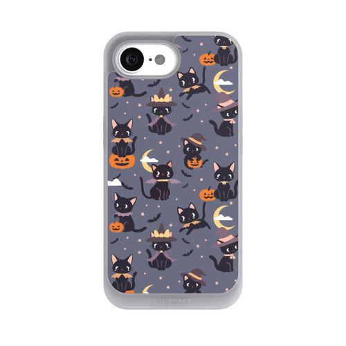 Apple iPhone 16e NIVOpure Cute Halloween Witch Cats and Pumpkins