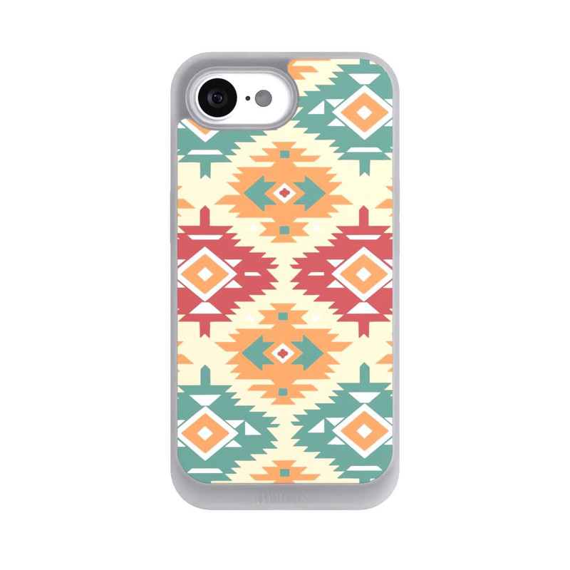 iPhone 16e NIVOpure Modern Tribal Boho Aztec Geometric Design 1
