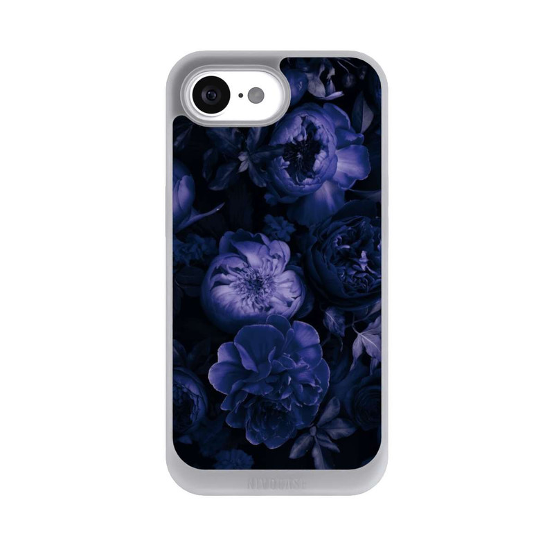 iPhone 16e NIVOpure Victorian Grandeur Large Flowers Purple With AI