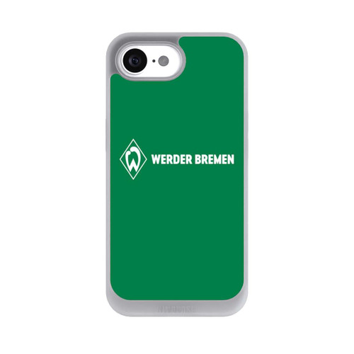 Apple iPhone 16e NIVOpure Werder Bremen Schriftzug Raute Grün
