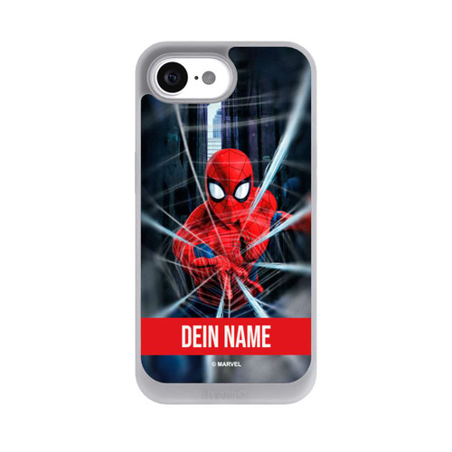 Apple iPhone 16e NIVOpure Spiderman Webs in Action personnalisable