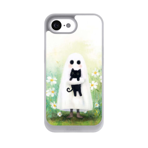 Apple iPhone 16e NIVOpure Geist und Katze Halloween mit KI