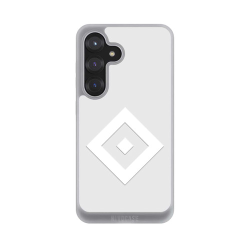 Samsung Galaxy S25 NIVOpure Rauten Logo auf HSV Grau