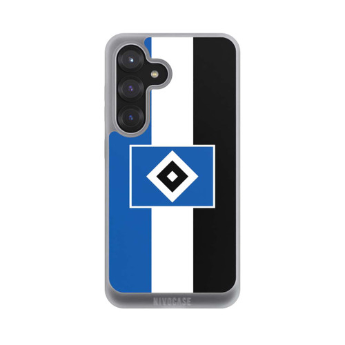Samsung Galaxy S25 NIVOpure HSV Streifen - Blau-Weiß-Schwarz