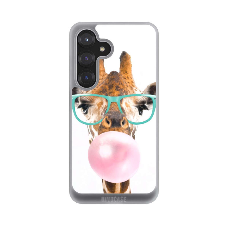 Galaxy S25 NIVOpure Giraffe mit Kaugummi